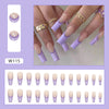 12 Sizes-24 Pcs Press On Nails W115