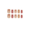 12 Sizes-24 Pcs Press On Nails T003