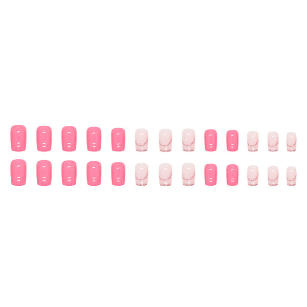 12 Sizes-24 Pcs Press On Nails W551