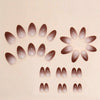 12 Sizes-24 Pcs Press On Nails W1453