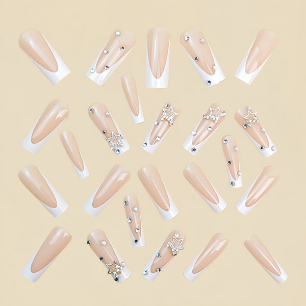 12 Sizes-24 Pcs Press On Nails Y870