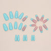12 Sizes-24 Pcs Press On Nails Z667