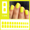 12 Sizes-24 Pcs Press On Nails C1846