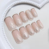 12 Sizes-24 Pcs Press On Nails R932