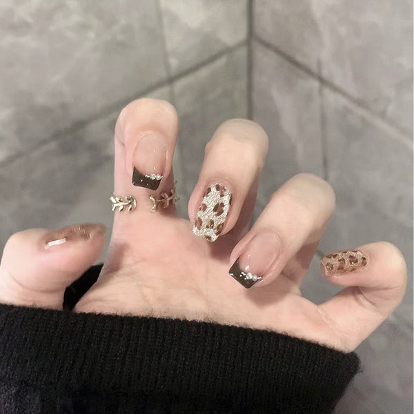 12 Sizes-24 Pcs Press On Nails MY096