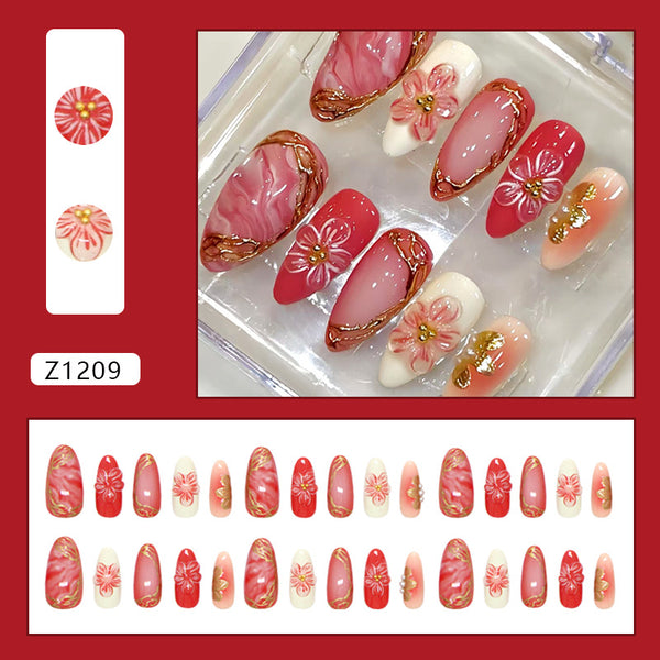 30 Pcs Press On Nails Z1209