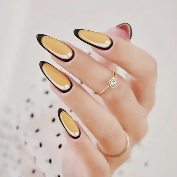 12 Sizes-24 Pcs Press On Nails W252