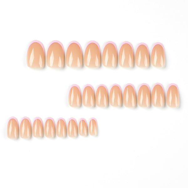 12 Sizes-24 Pcs Press On Nails JP2588
