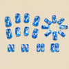 12 Sizes-24 Pcs Press On Nails Y1453