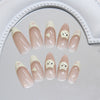 12 Sizes-24 Pcs Press On Nails R940