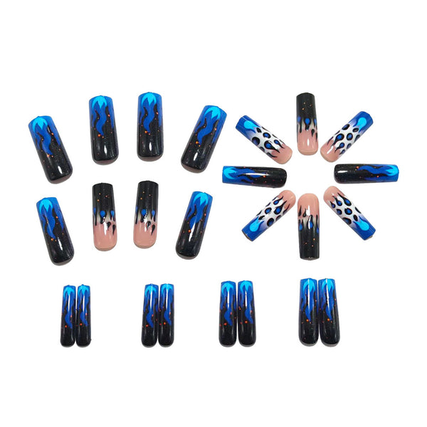 12 Sizes-24 Pcs Press On Nails Y1572