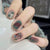 12 Sizes-24 Pcs Press On Nails Z727