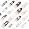 12 Sizes-24 Pcs Press On Nails JP3339