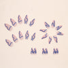 12 Sizes-24 Pcs Press On Nails W373
