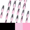 12 Sizes-24 Pcs Press On Nails JP3044