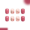 12 Sizes-24 Pcs Press On Nails C1633