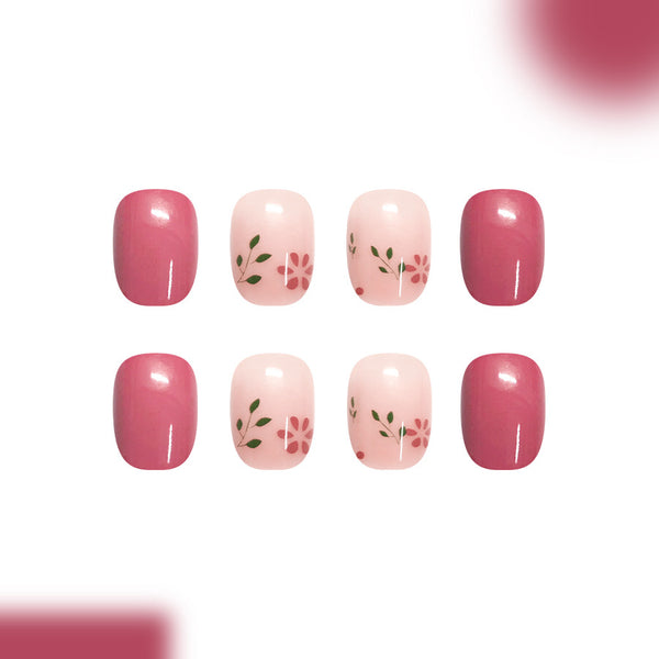 12 Sizes-24 Pcs Press On Nails C1633