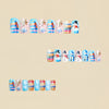 12 Sizes-24 Pcs Press On Nails Y1286