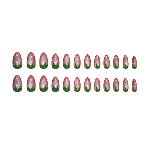 12 Sizes-24 Pcs Press On Nails W1580