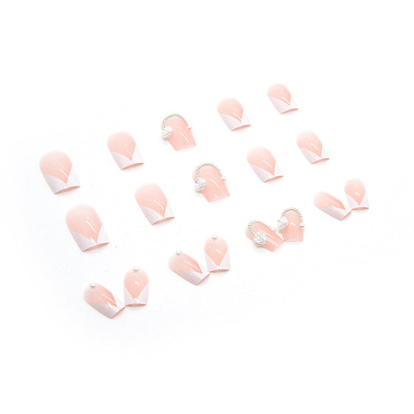 12 Sizes-24 Pcs Press On Nails Z476