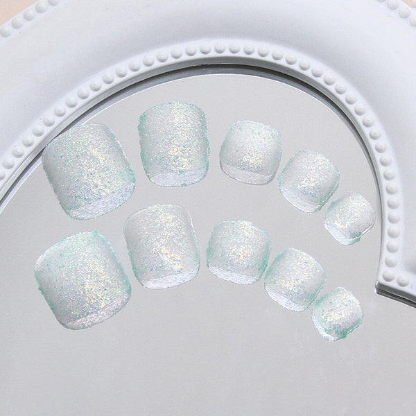 12 Sizes-24 Pcs Press On Nails F151
