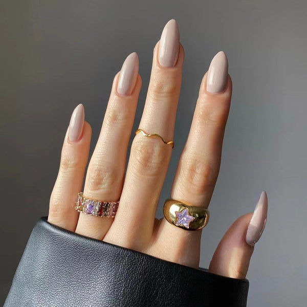 12 Sizes-24 Pcs Press On Nails JP2129