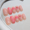 12 Sizes-24 Pcs Press On Nails Z900
