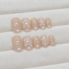12 Sizes-24 Pcs Press On Nails R865