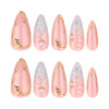 12 Sizes-24 Pcs Press On Nails JP3876