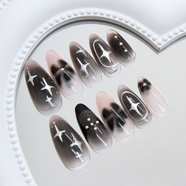 12 Sizes-24 Pcs Press On Nails Z1054