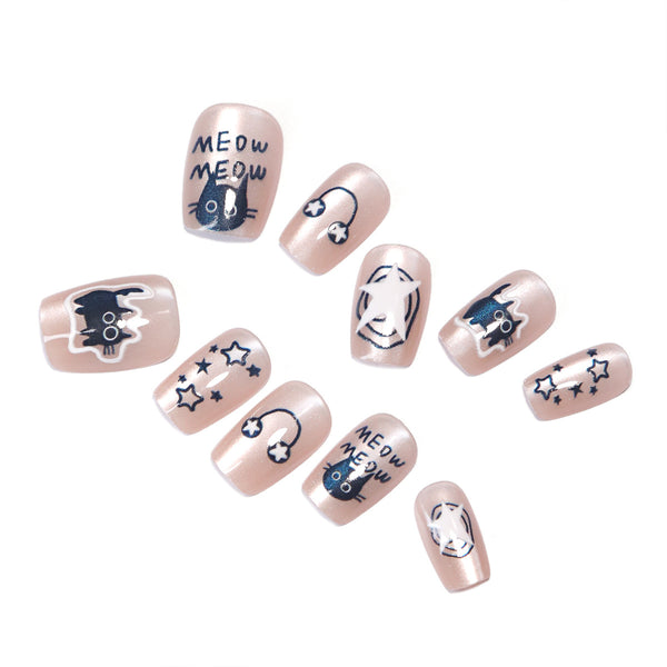12 Sizes-24 Pcs Press On Nails SP136