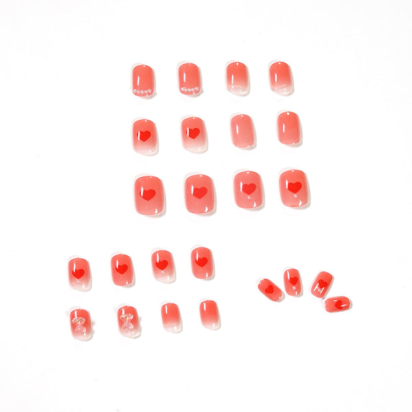 12 Sizes-24 Pcs Press On Nails JP1323