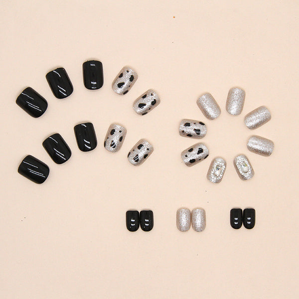 12 Sizes-24 Pcs Press On Nails Z541