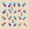12 Sizes-24 Pcs Press On Nails Y989