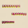 12 Sizes-24 Pcs Press On Nails Y1229