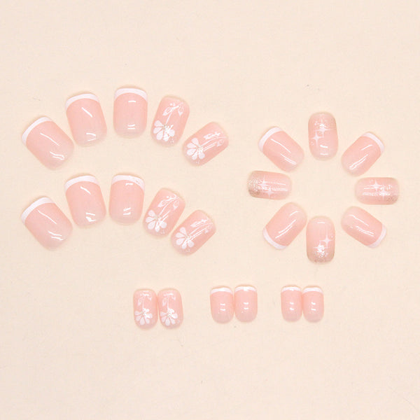 12 Sizes-24 Pcs Press On Nails W753