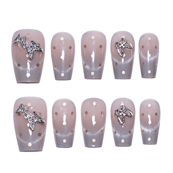 12 Sizes-24 Pcs Press On Nails nail-accessory