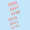 12 Sizes-24 Pcs Press On Nails D015