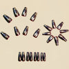12 Sizes-24 Pcs Press On Nails Y1379