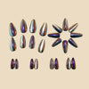 12 Sizes-24 Pcs Press On Nails Y2013