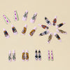 12 Sizes-24 Pcs Press On Nails Y071
