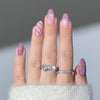 12 Sizes-24 Pcs Press On Nails BZ1417