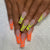 12 Sizes-24 Pcs Press On Nails W044