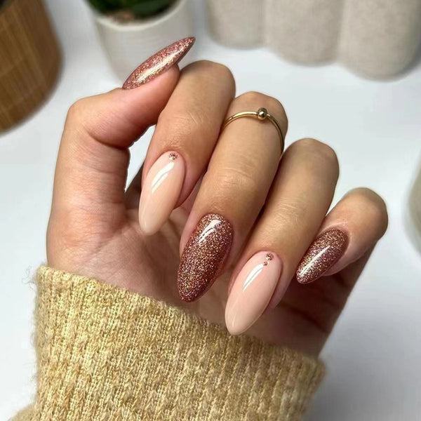 12 Sizes-24 Pcs Press On Nails W393