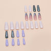 12 Sizes-24 Pcs Press On Nails W1752