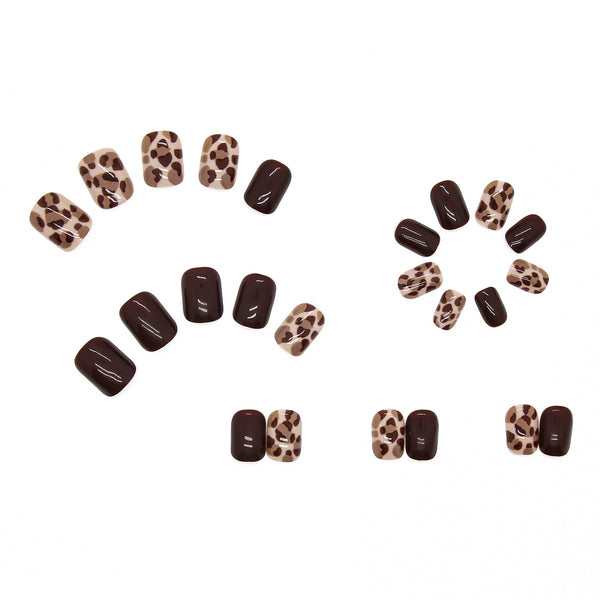 12 Sizes-24 Pcs Press On Nails R287