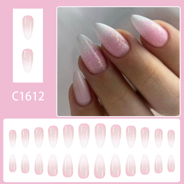 12 Sizes-24 Pcs Press On Nails C1612