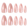 12 Sizes-24 Pcs Press On Nails JP4373
