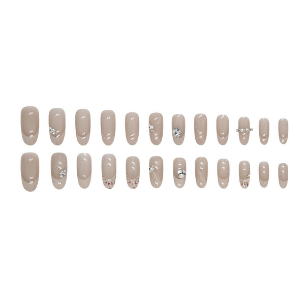 12 Sizes-24 Pcs Press On Nails Z801