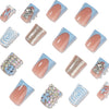 12 Sizes-24 Pcs Press On Nails JP4432